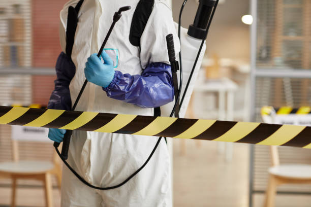 Professional Sewage Cleanup technician working in Tenafly, NJ